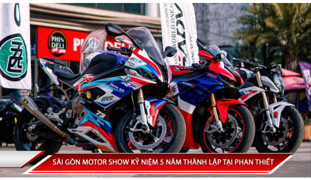 CÂU LẠC BỘ SÀI GÒN MOTOR SHOW KỶ NIỆM 5 NĂM THÀNH LẬP TẠI PHAN THIẾT